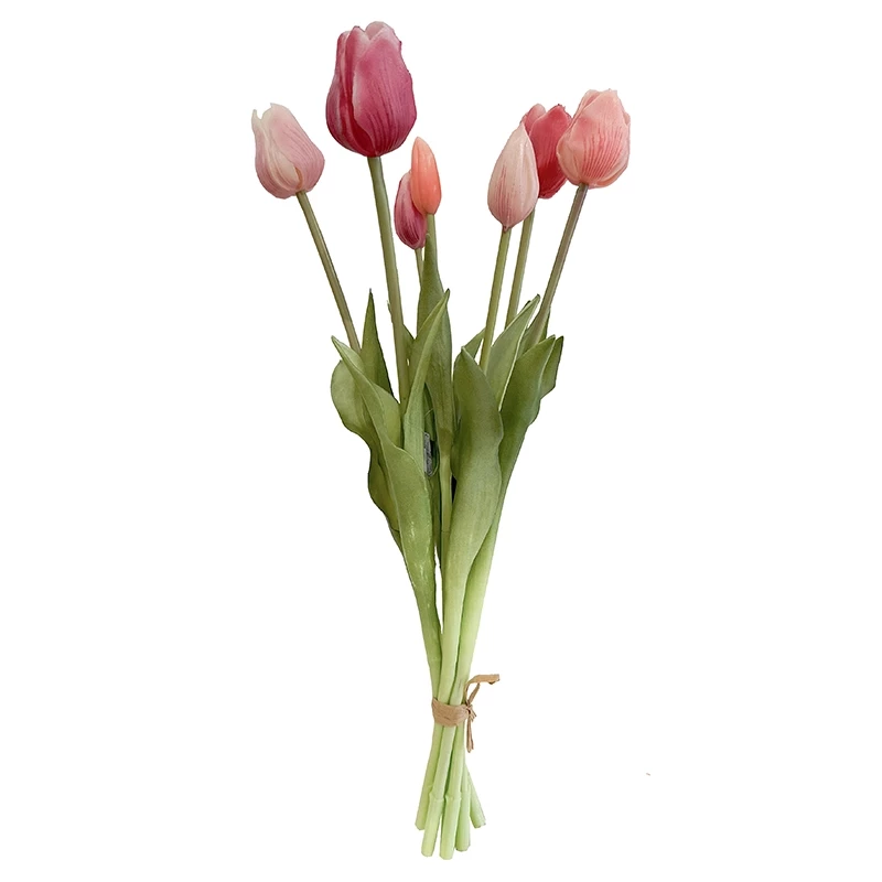 Tulipanbuket, 47cm, kunstig blomst