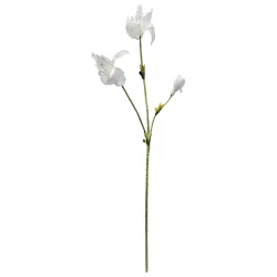 Iris, 103cm, hvid, kunstig blomst