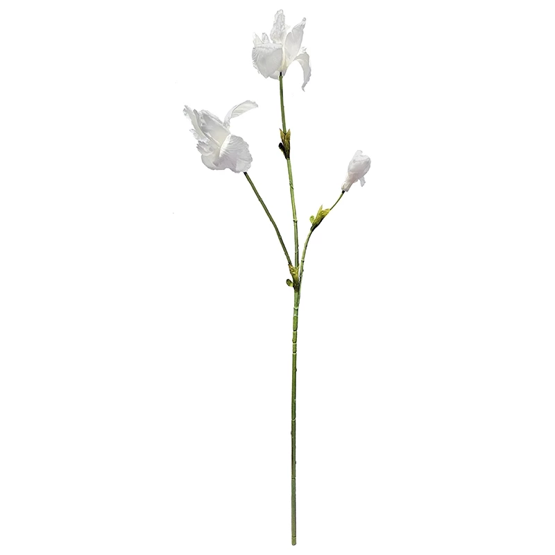 Iris, 103cm, hvid, kunstig blomst