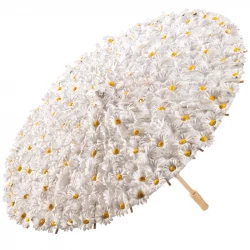 Parasol af margueritter, kunstige blomster 