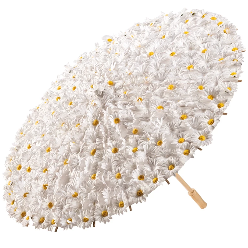 Parasol af margueritter, kunstige blomster