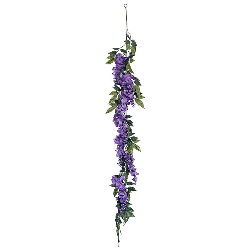 Wisteria ranke, blåregn, 156cm, kunstig blomst