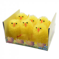 Kycklingar, 6,5 cm i 6-pack.