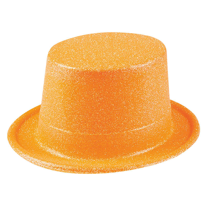 Køb hat med glimmer,Orange hos Brondsholm.dk