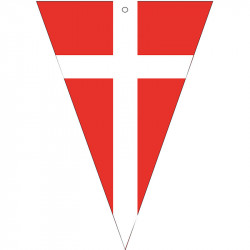 Vimpelskylt med dansk flagga