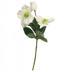Julros, benvit, H:35 cm, konstgjord blomma