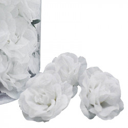 Rosenhoveder, 48stk./pakke, hvid, kunstig blomst