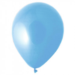 Ballonger, Kvalitetshelium 100 st i påse, Ljusblå