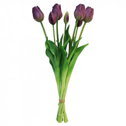 Tulipanbuket, 47cm, kunstig blomst