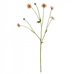 Kornblomst, lyserød, 65cm, kunstig blomst