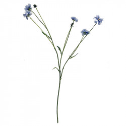 Kornblomst, blå,65cm, kunstig blomst