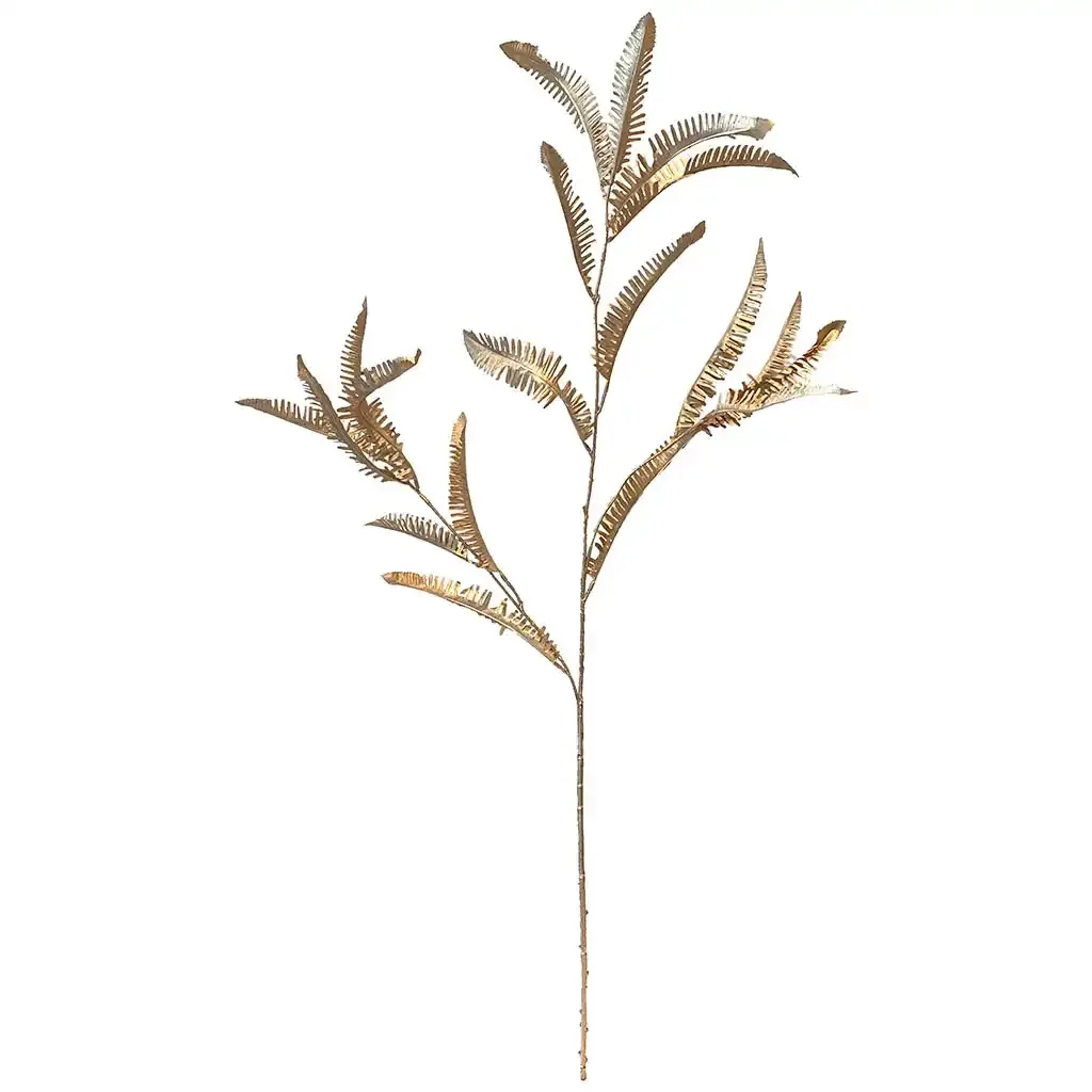 Buy Bregne på stilk, guld, 88cm, kunstig gren