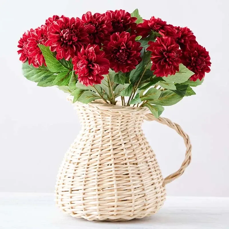 Buy Dahlia på stilk, bordeaux, 50cm, kunstig