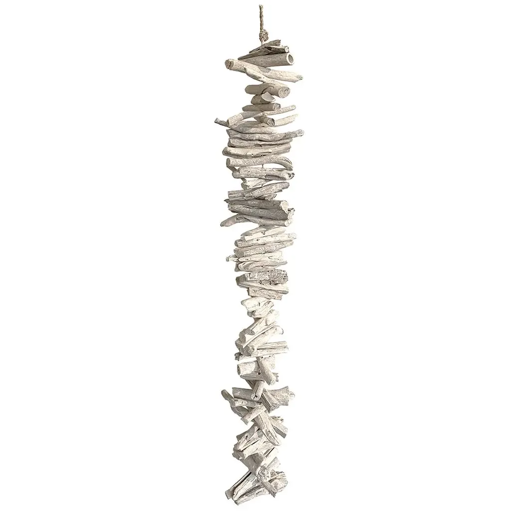Buy Drivtømmer look a like ranke, 80cm, hvid