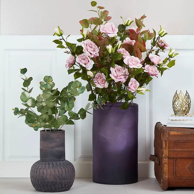 Buy Eukalyptus gren, 85cm, grøn/guld, kunstig gren
