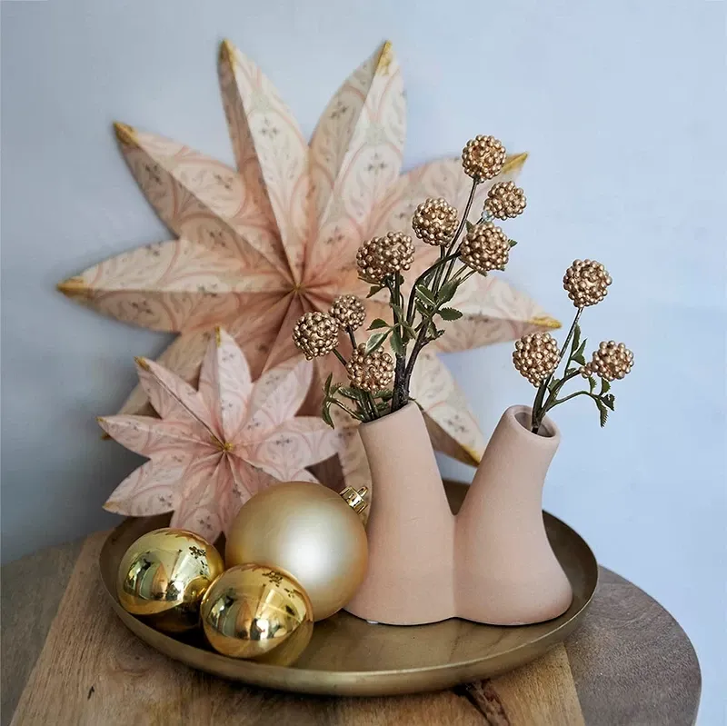 Buy Fad, metal, antik guld, 38 cm