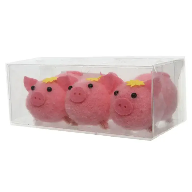 Buy Grise i filt, 3stk, 5cm, kunstige dyr