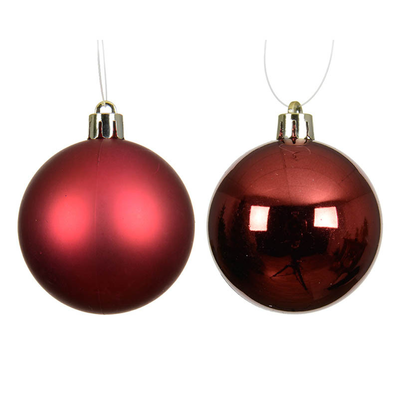Buy Julekugler, Ø10cm, rød, genbrugsplast