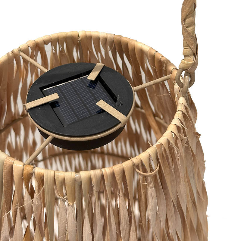 Buy Lanterne, solcelle, rattan, 43cm