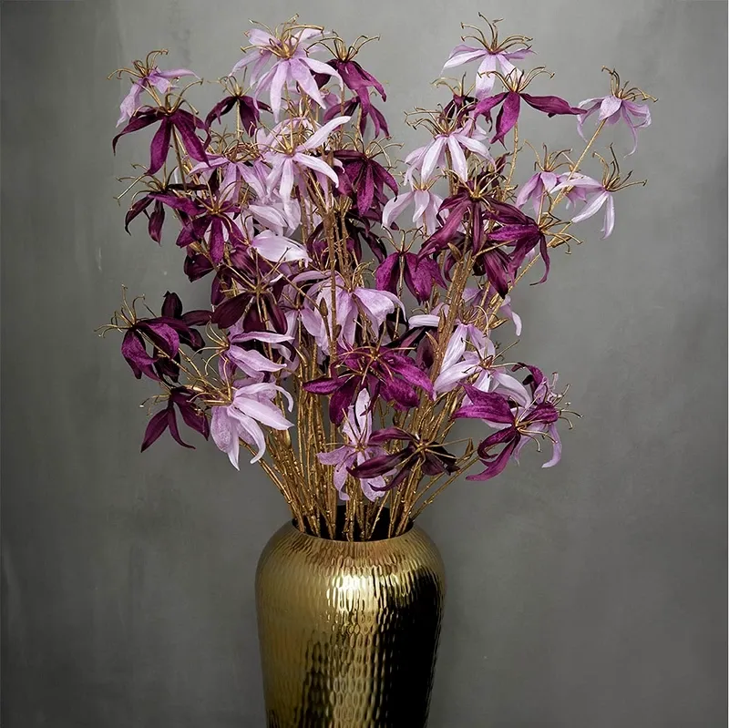 Buy Lilje på guld stilke, 108cm, kunstig blomst