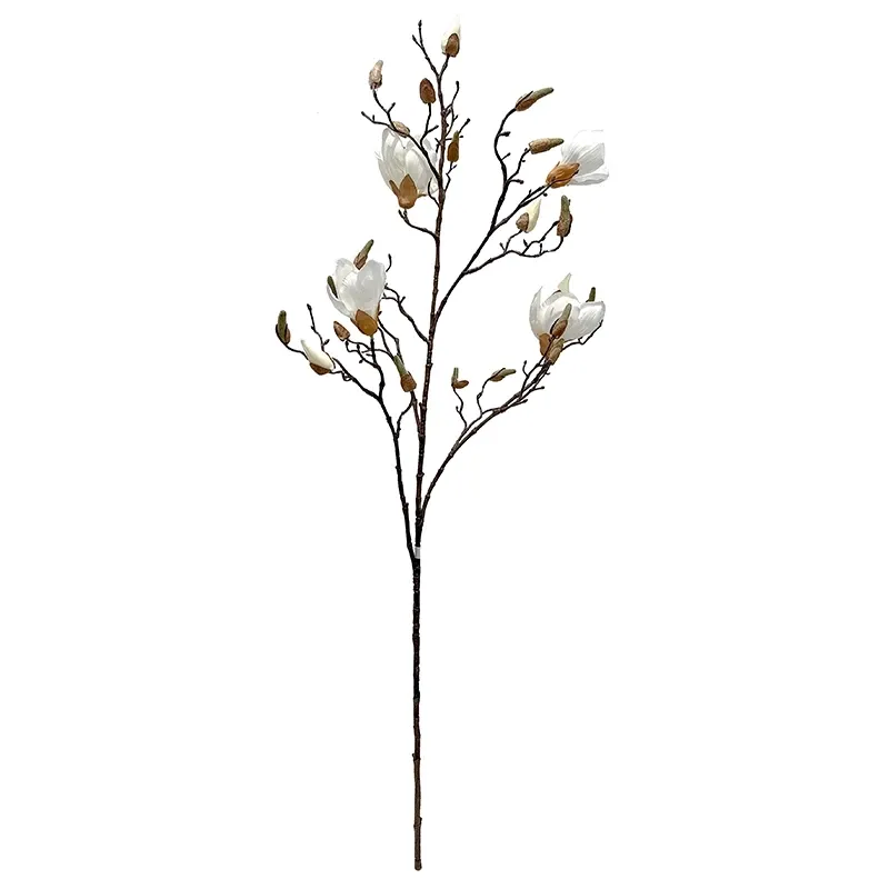 Buy Magnolia gren, 105cm, hvid, kunstig