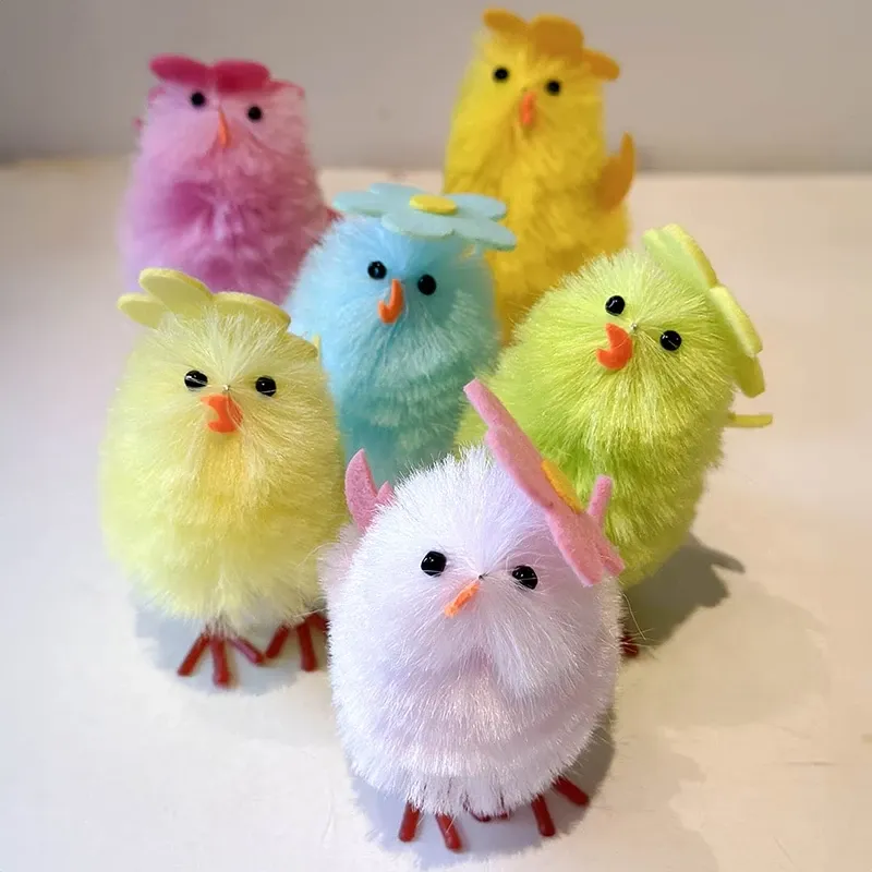 Buy Påske kylling, 11cm, lyse gul, kunstig kylling
