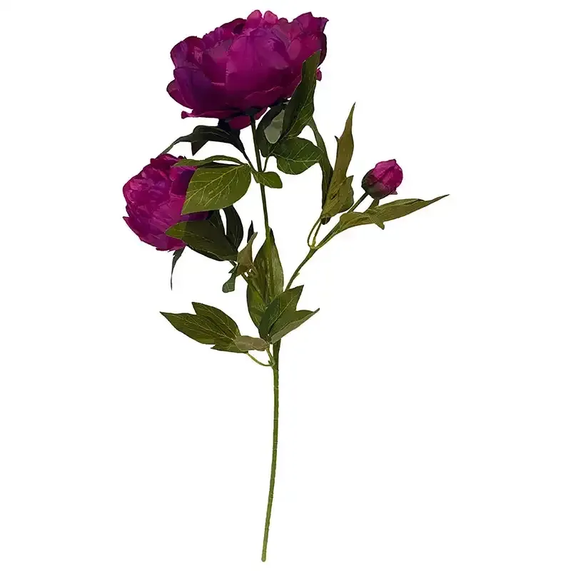 Buy Pæon, lilla, 71cm, kunstig blomst