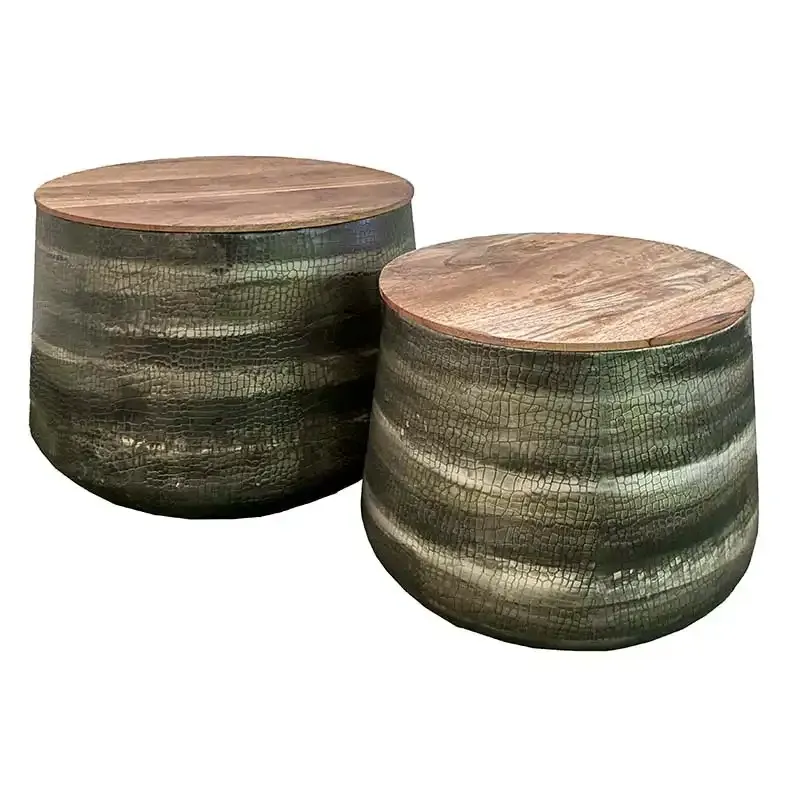 Buy Sideborde zink, sæt a 2, antik look