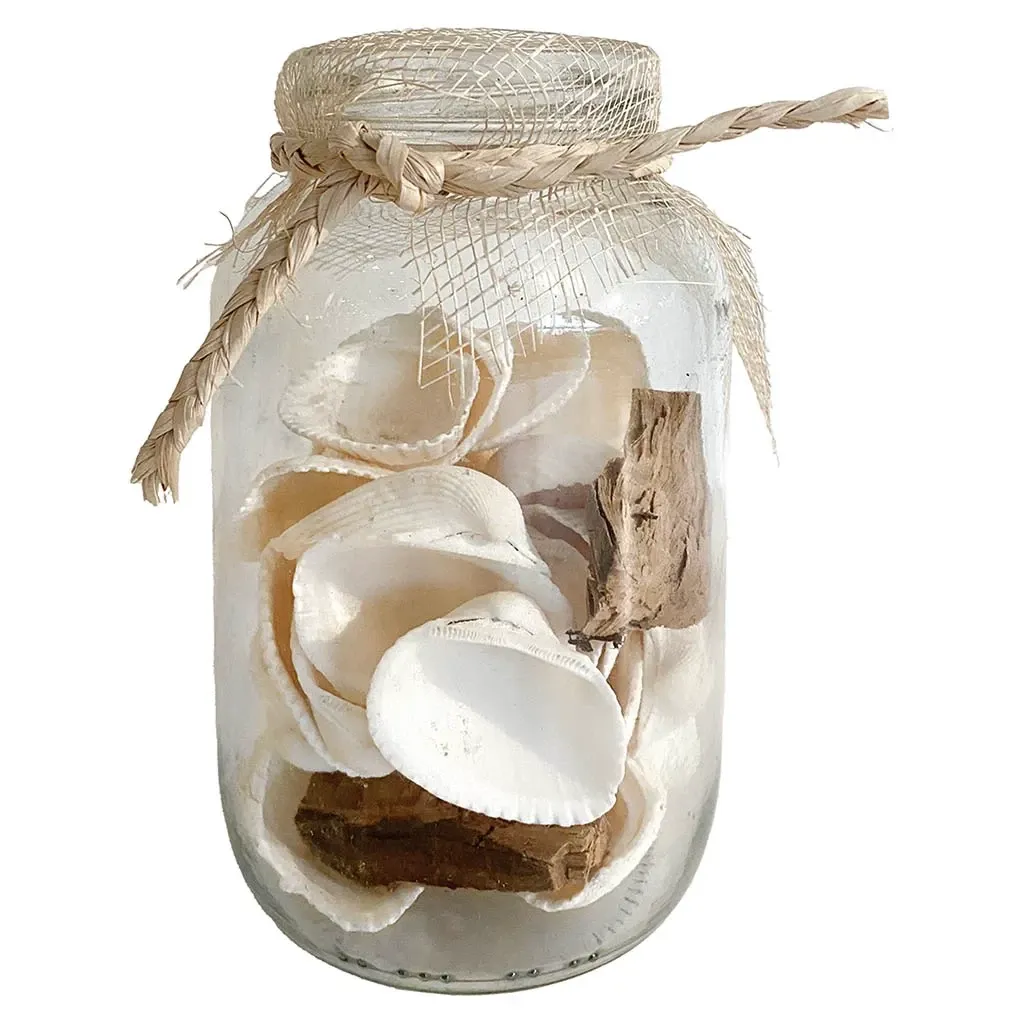 Buy Strandskaller i glas, Ø9x16cm, assorteret