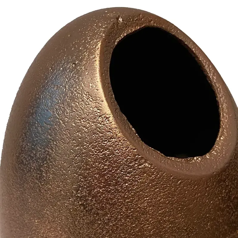 Buy Vase i aluminium, 21cm, guld