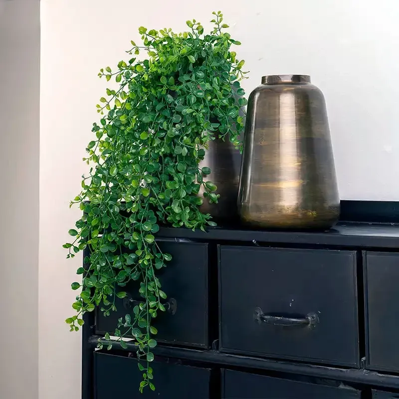 Buy Vase i metal, brun antik farve, 26cm