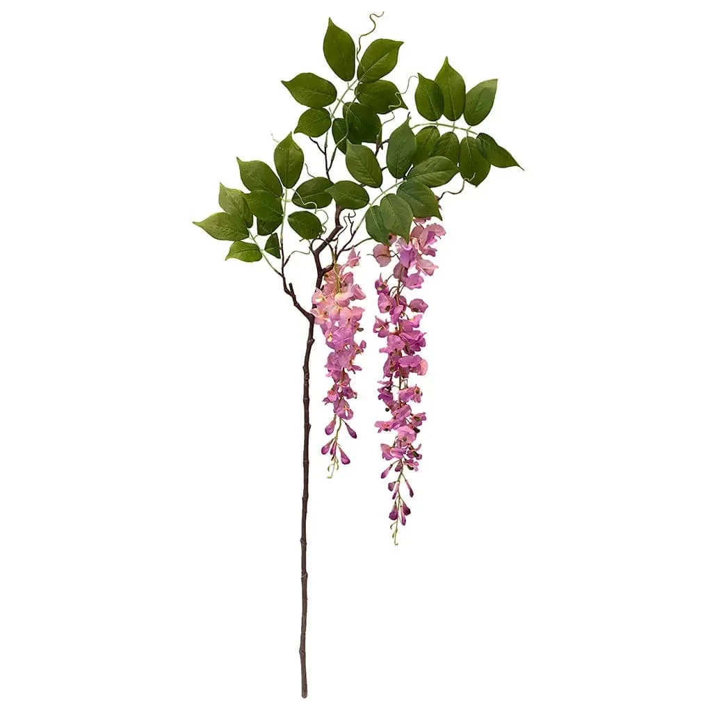 Buy Wisteria, lyslilla, blåregn, 142cm, kunstig