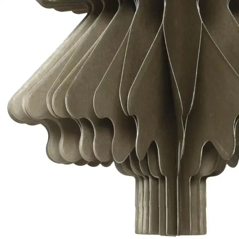 Juletræspynt papir juletræ m ophæng, 15cm