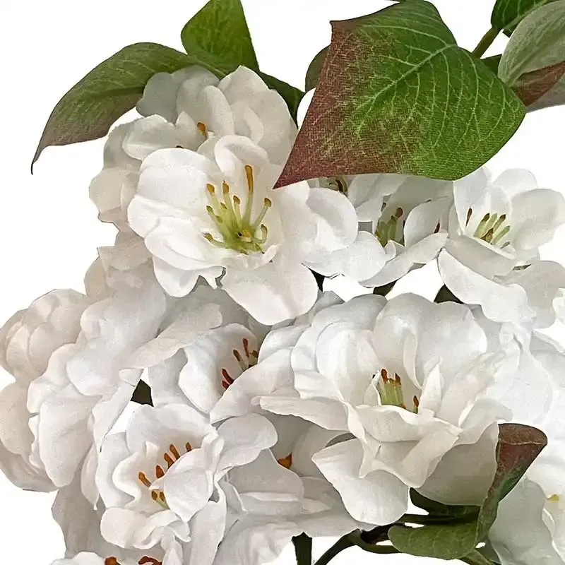 Køb Æblegren, hvid blomst, 80cm, kunstig gren hos Brondsholm.dk