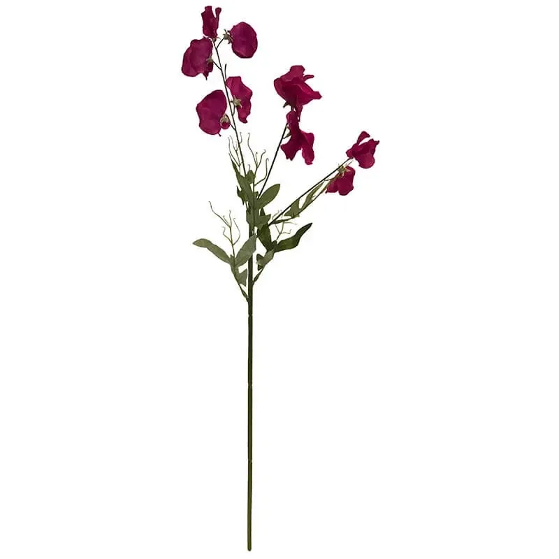 Køb Ærteblomst, 70cm pink, kunstig blomst hos Brondsholm.dk