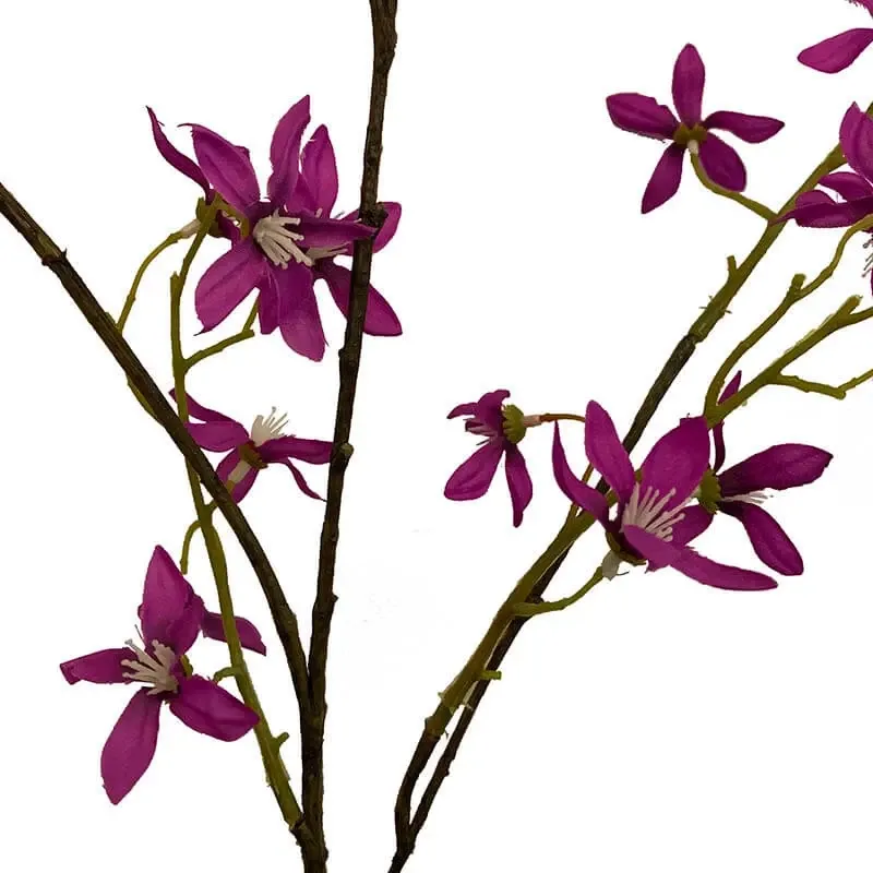 Køb Blomster gren, Pink, 90cm, Kunstig Blomst hos Brondsholm.dk