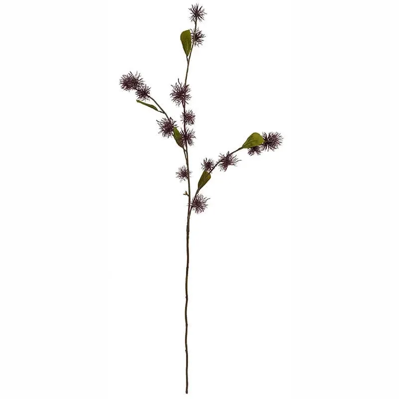 Køb Brodfrø stilk, støvet lilla, 101cm, kunstig plante hos Brondsholm.dk