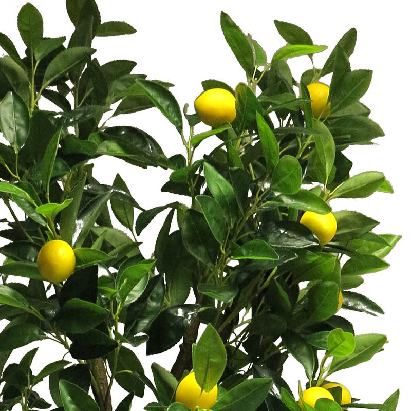Køb Citrontræ i potte, 150 cm, kunstig plante hos Brondsholm.dk