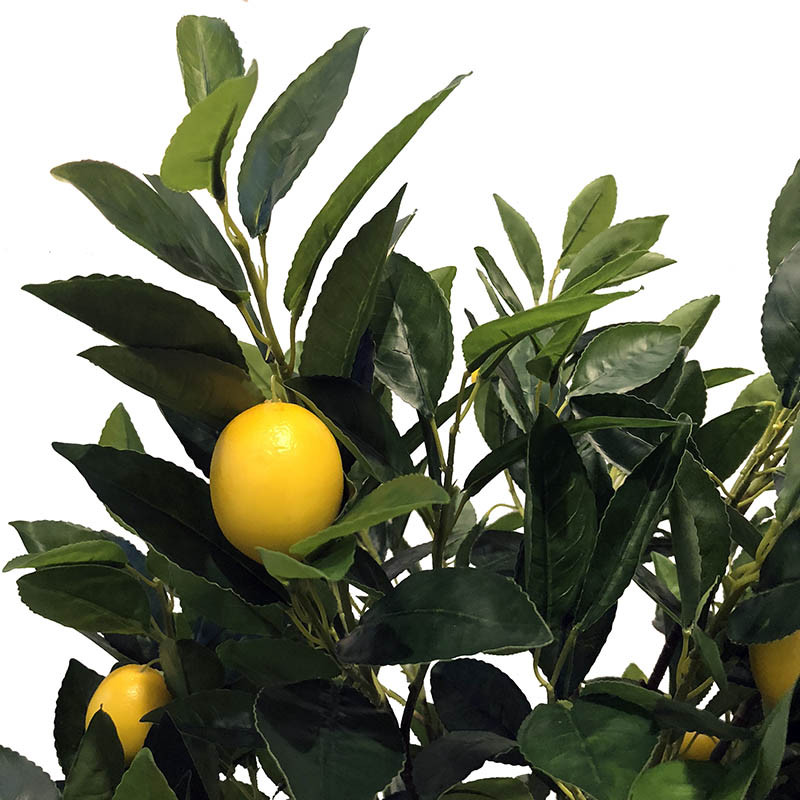 Køb Citrontræ i potte, 150 cm, kunstig plante hos Brondsholm.dk