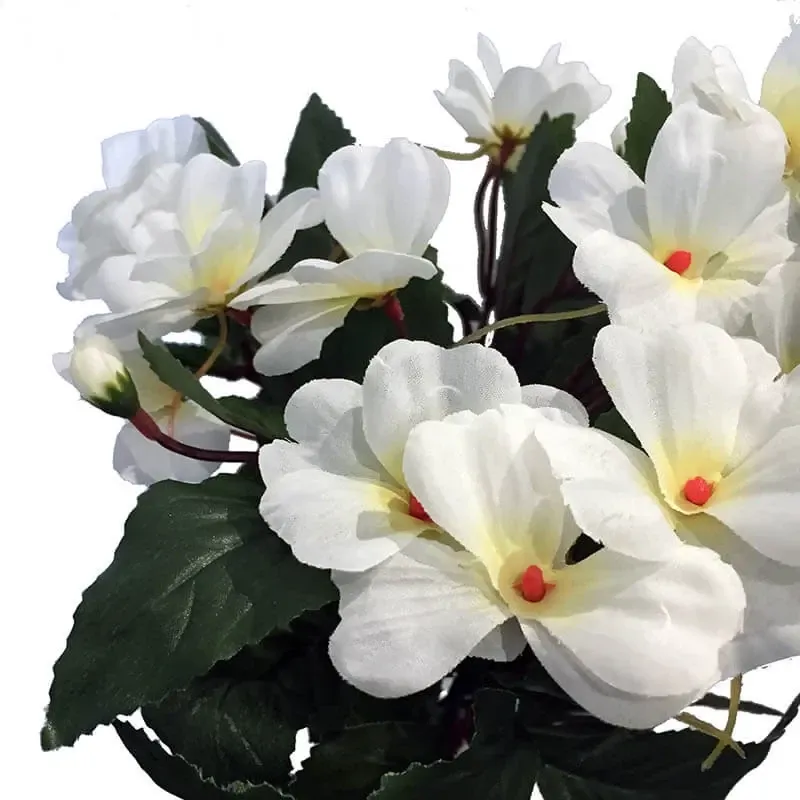 Køb Flittiglise buket, 32cm Hvid, Kunstig blomst hos Brondsholm.dk