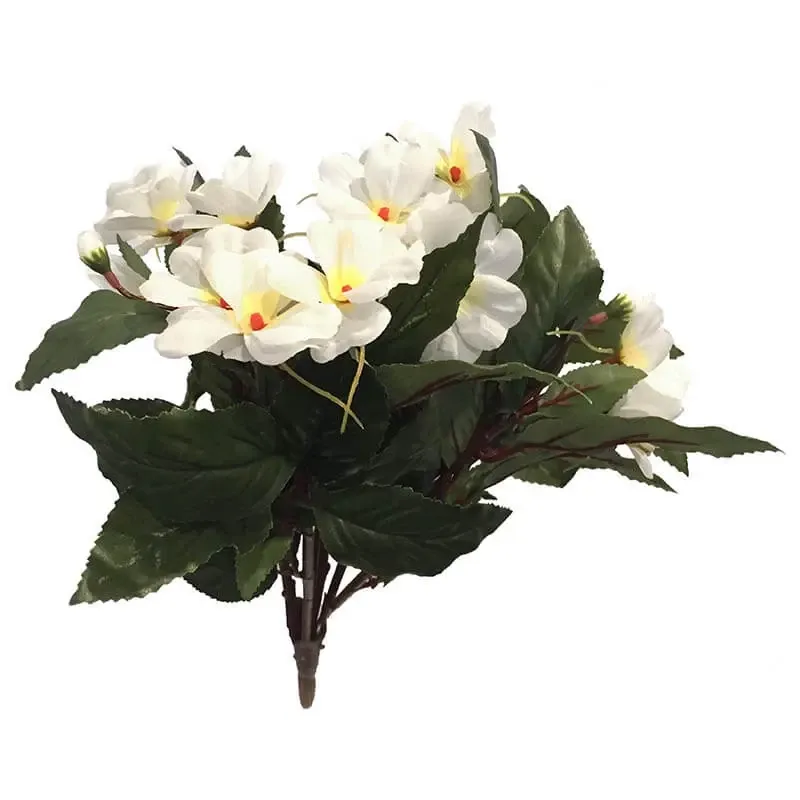 Køb Flittiglise buket, 32cm Hvid, Kunstig blomst hos Brondsholm.dk