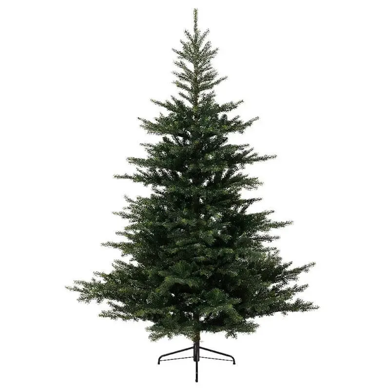 Køb Grandis grantræ med metalfod, 150cm, kunstig gran hos Brondsholm.dk
