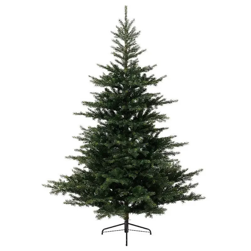 Køb Grandis grantræ med metalfod, 240cm, kunstig gran hos Brondsholm.dk