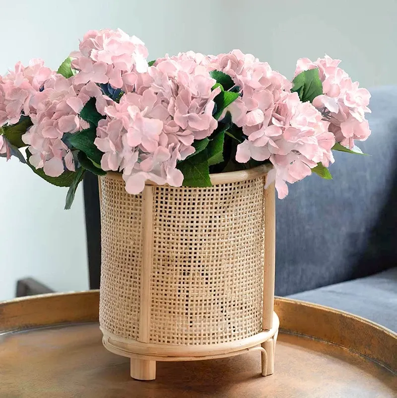 Køb Hortensia, 48cm Lyserød, kunstig blomst hos Brondsholm.dk
