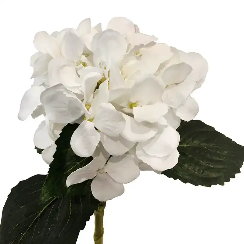 Køb Hortensia, 48cm hvid, kunstig blomst hos Brondsholm.dk