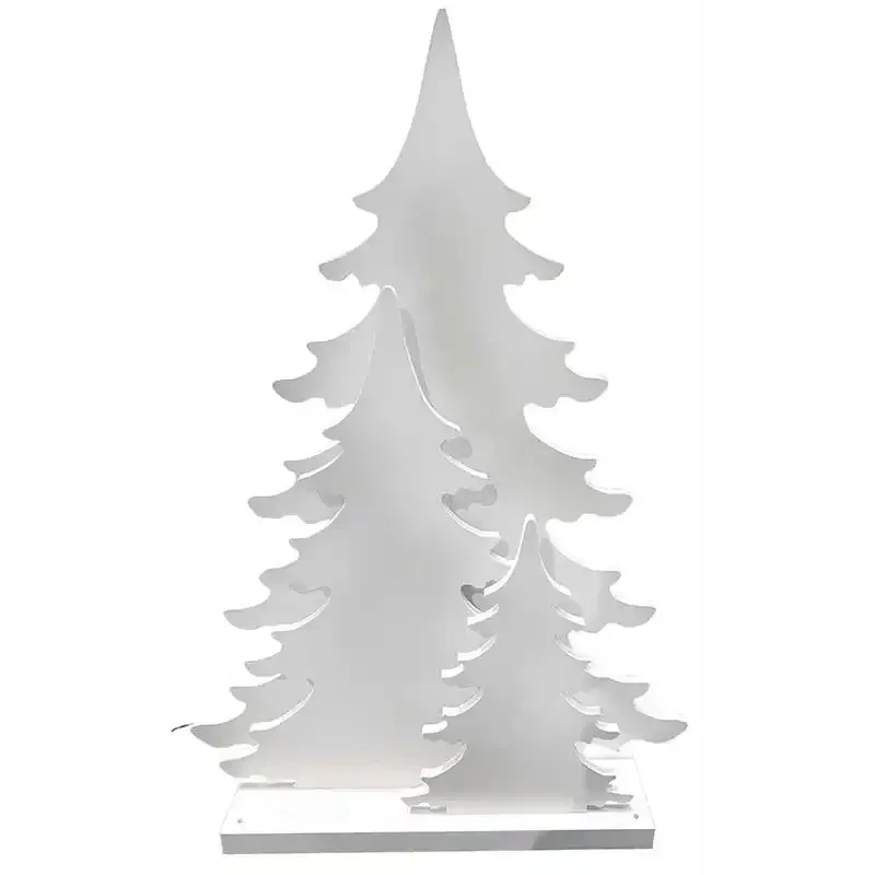 Køb Juletræ 3D effekt, LED lys, udendørs, 69cm hos Brondsholm.dk
