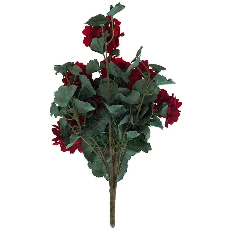 Køb Pelargonie buket, 55cm, kunstig blomst hos Brondsholm.dk
