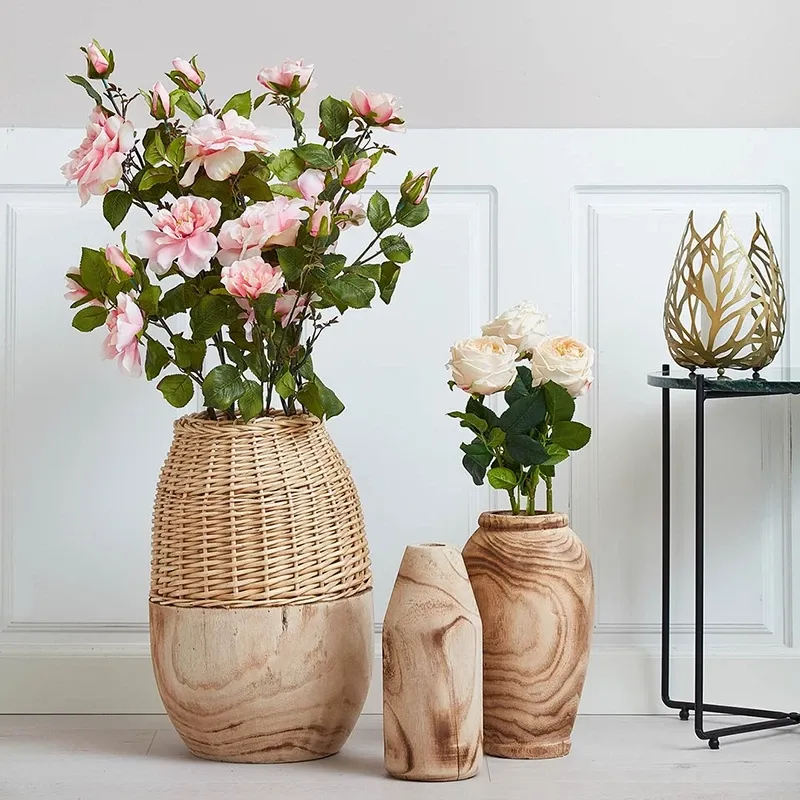 Køb Rose på stilk, gul, 60cm, kunstig blomst hos Brondsholm.dk