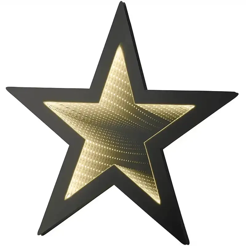 Køb Stjerne m LED infinity lys, Ø47cm hos Brondsholm.dk