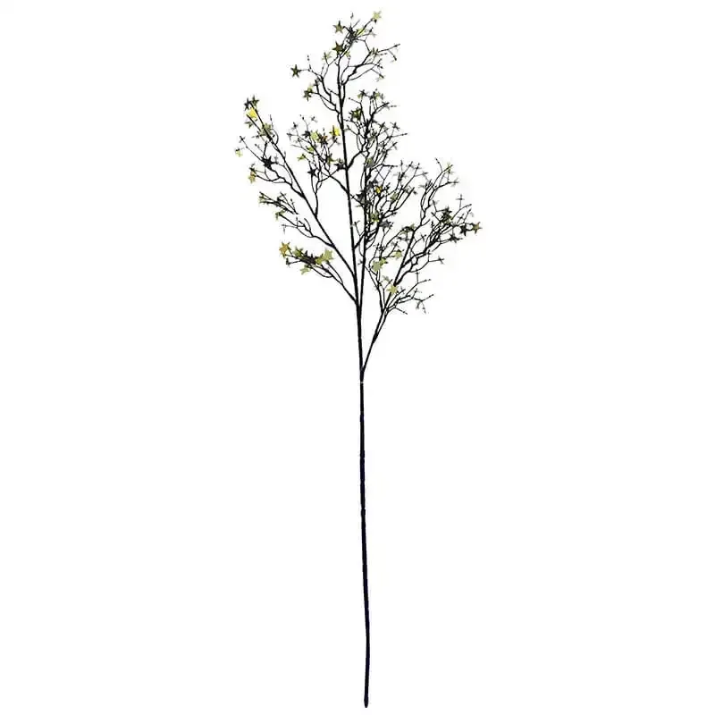 Køb Stjernekvist, 91cm Guld, kunstig kvist hos Brondsholm.dk